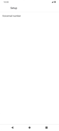 Press Voicemail number.