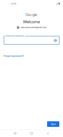 Press the field below 