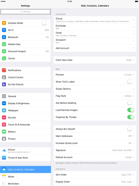 Press Fetch New Data. Press Fetch New Data.