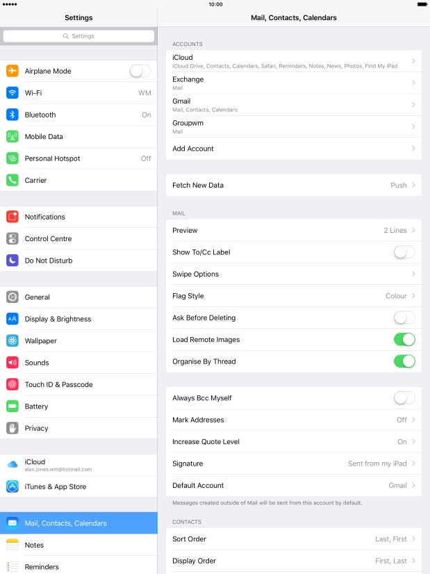 Press Fetch New Data. Press Fetch New Data.