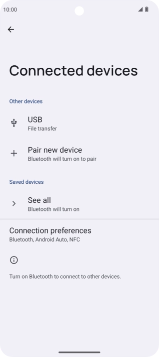 Press Pair new device.
