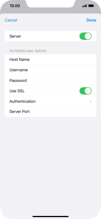 Press Authentication.