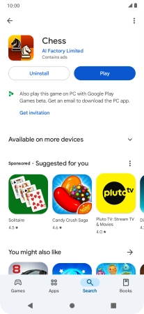 Press the Home key to return to the home screen.