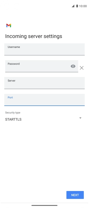 Press the drop down list below 