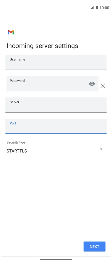 Press the drop down list below 