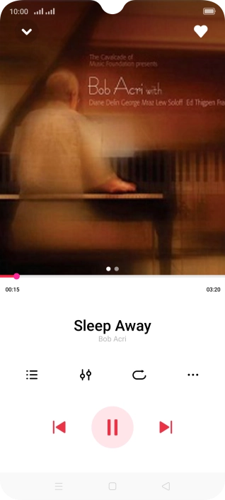Press arrow right to go to the next audio file.