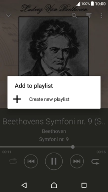 Press Create new playlist.