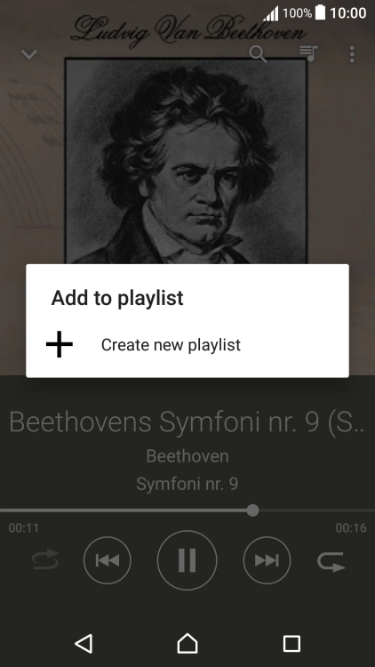 Press Create new playlist.