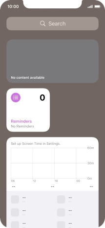 Press and hold the required Widget Stack.