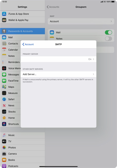 Press the field below 