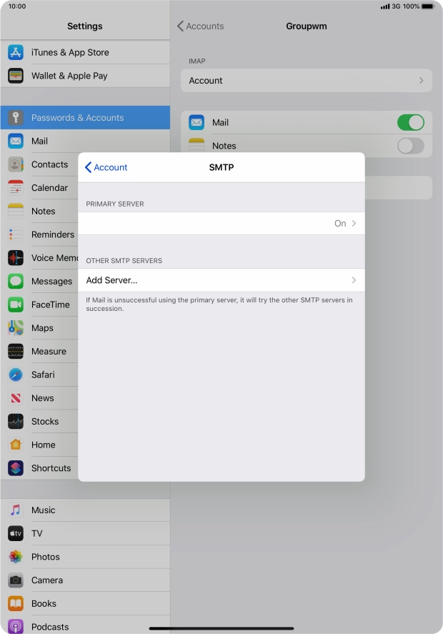 Press the field below 
