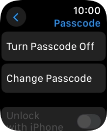 Press Turn Passcode Off and key in the current lock code. Press Turn Passcode Off and key in the current lock code.
