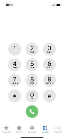 Press Keypad.