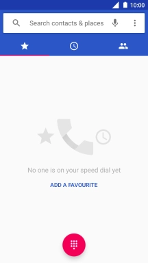 Press the menu icon.