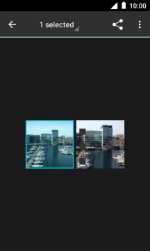 Press the drop down list.