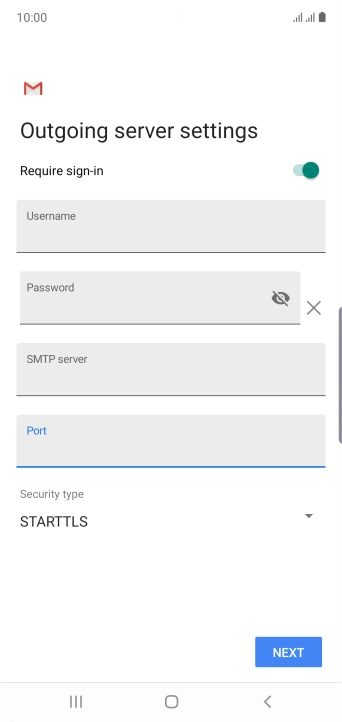 Press the drop down list below 