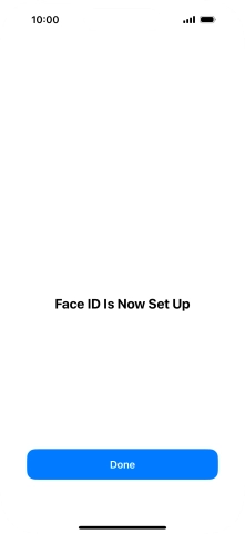 Press Done. If you haven't previously selected a phone lock code, key in a code of your own choice twice.