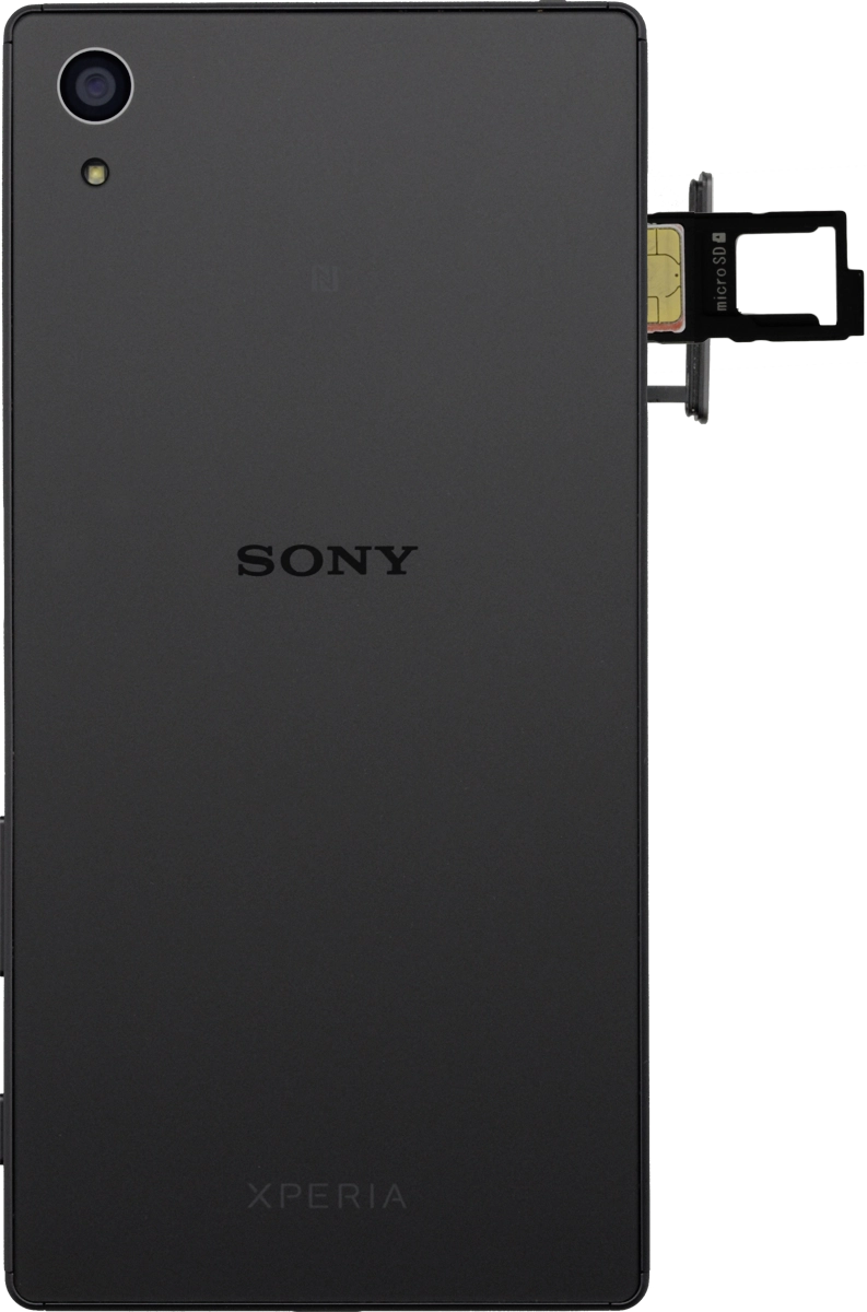 Slide the SIM holder into your phone.