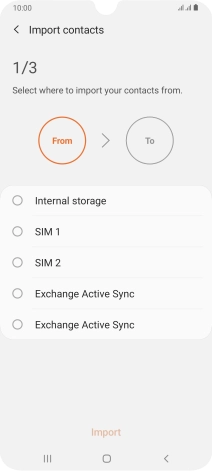 Press the name of the SIM.