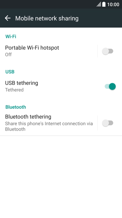 Press the Home key to return to the home screen.