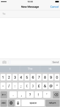 Press the required numbers and symbols.