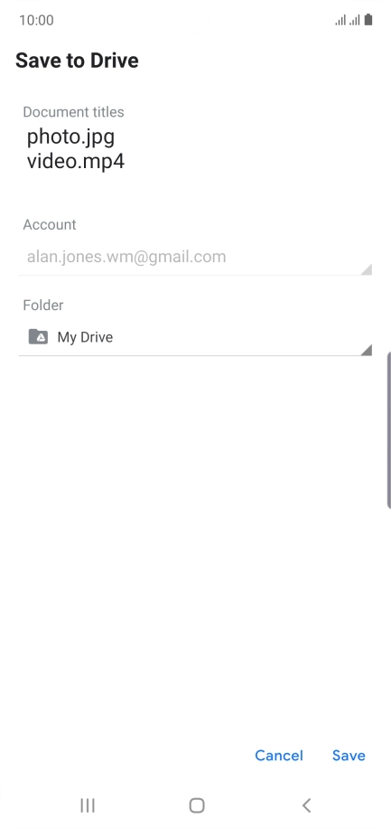 Press the field below 