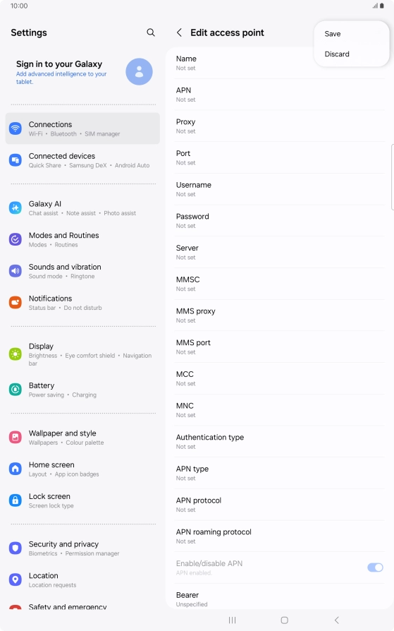 Press Save. Press Save.