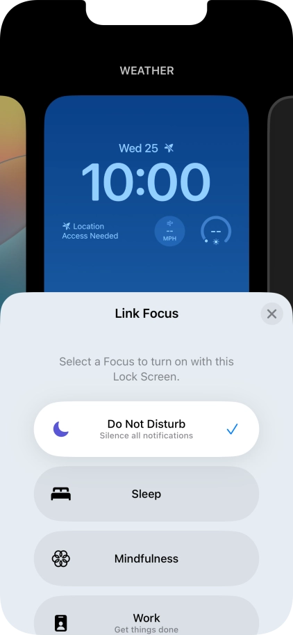Press the close icon.