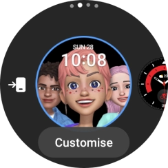 Press the Home key. Press the Home key.