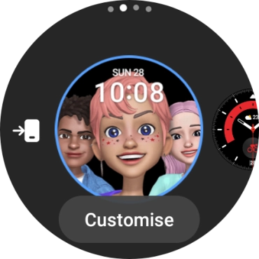 Press the Home key. Press the Home key.