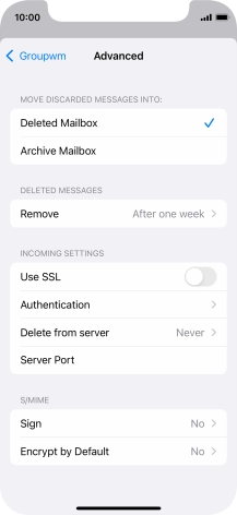 Press Authentication.