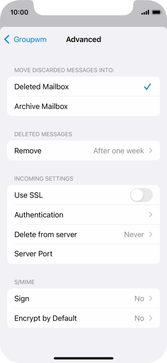 Press Authentication.