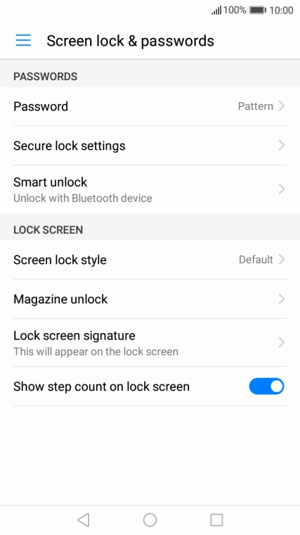 Press the Home key to return to the home screen.