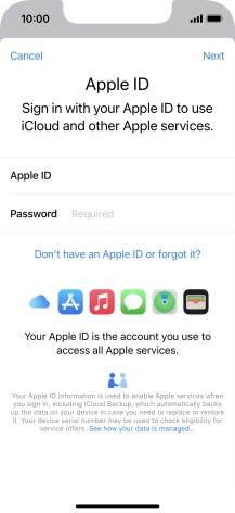 Press the field next to 