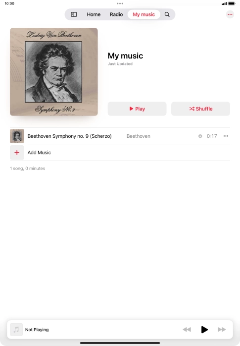 Go to the required category or playlist and press the required audio file. Go to the required category or playlist and press the required audio file.