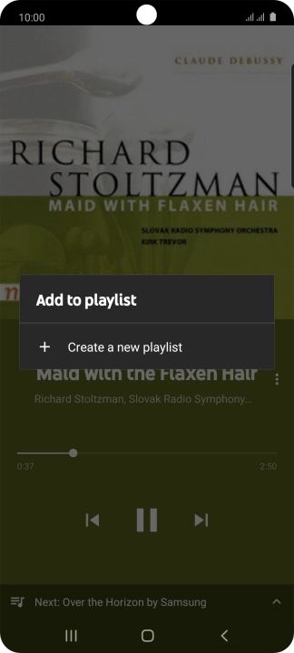 Press Create a new playlist.
