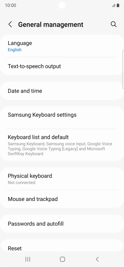 Press Date and time.