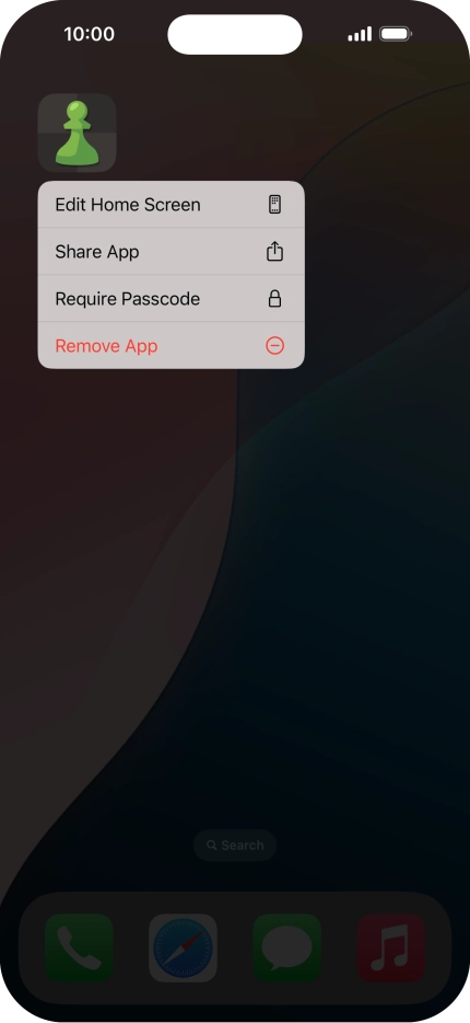 Press Require Passcode.