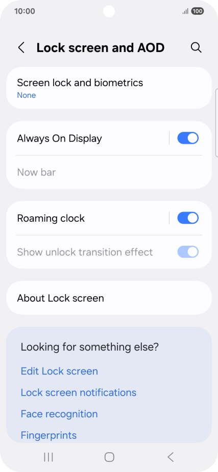 Press the Home key to return to the home screen.