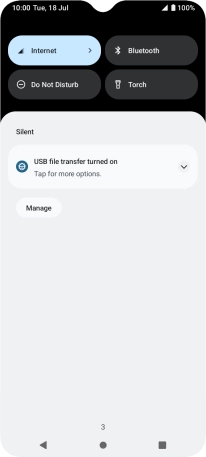 Press the drop down list.