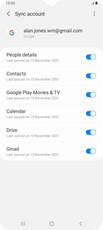Press the Home key to return to the home screen.