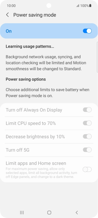 Press the Home key to return to the home screen.