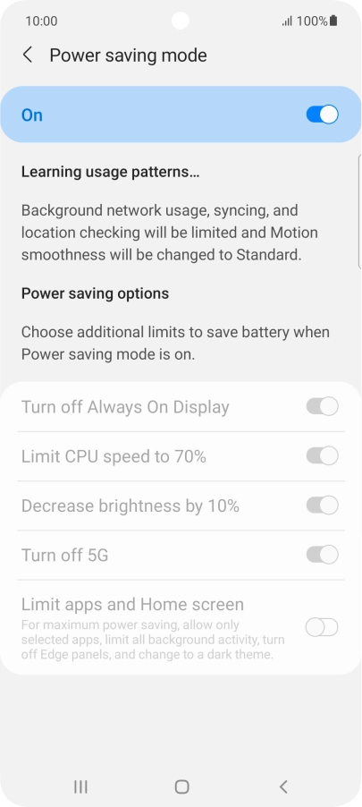 Press the Home key to return to the home screen.
