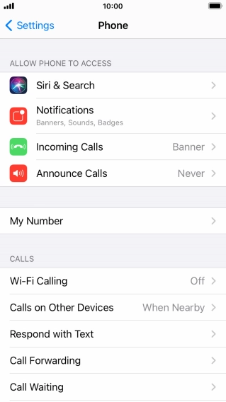 Press Wi-Fi Calling.