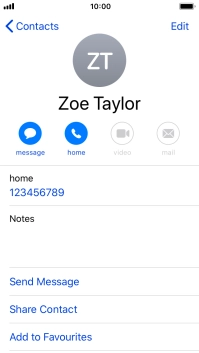 Press the Home key to return to the home screen.
