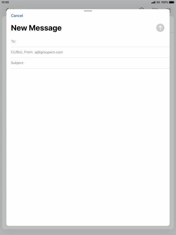 Press To: and key in the first letters of the recipient's name. Press To: and key in the first letters of the recipient's name.