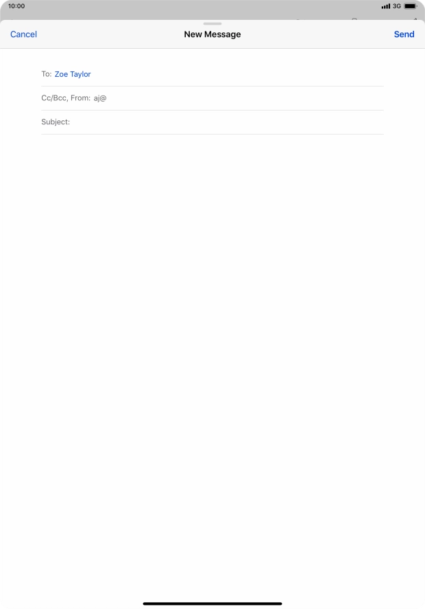 Press the field next to 