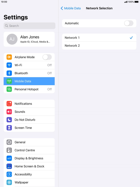 Press the Home key to return to the home screen.