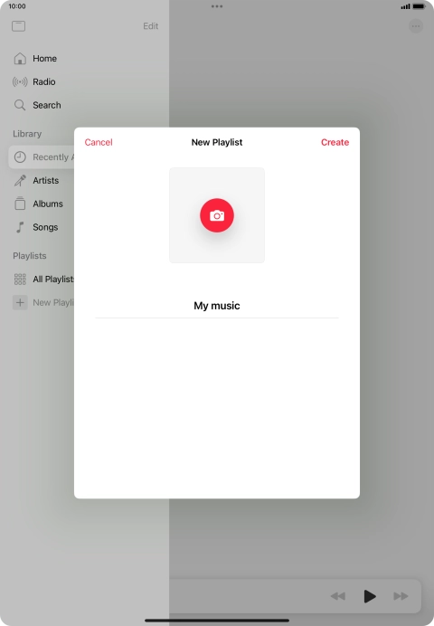 Press Create. Press Create.