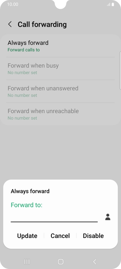 Press Disable. Press Disable.
